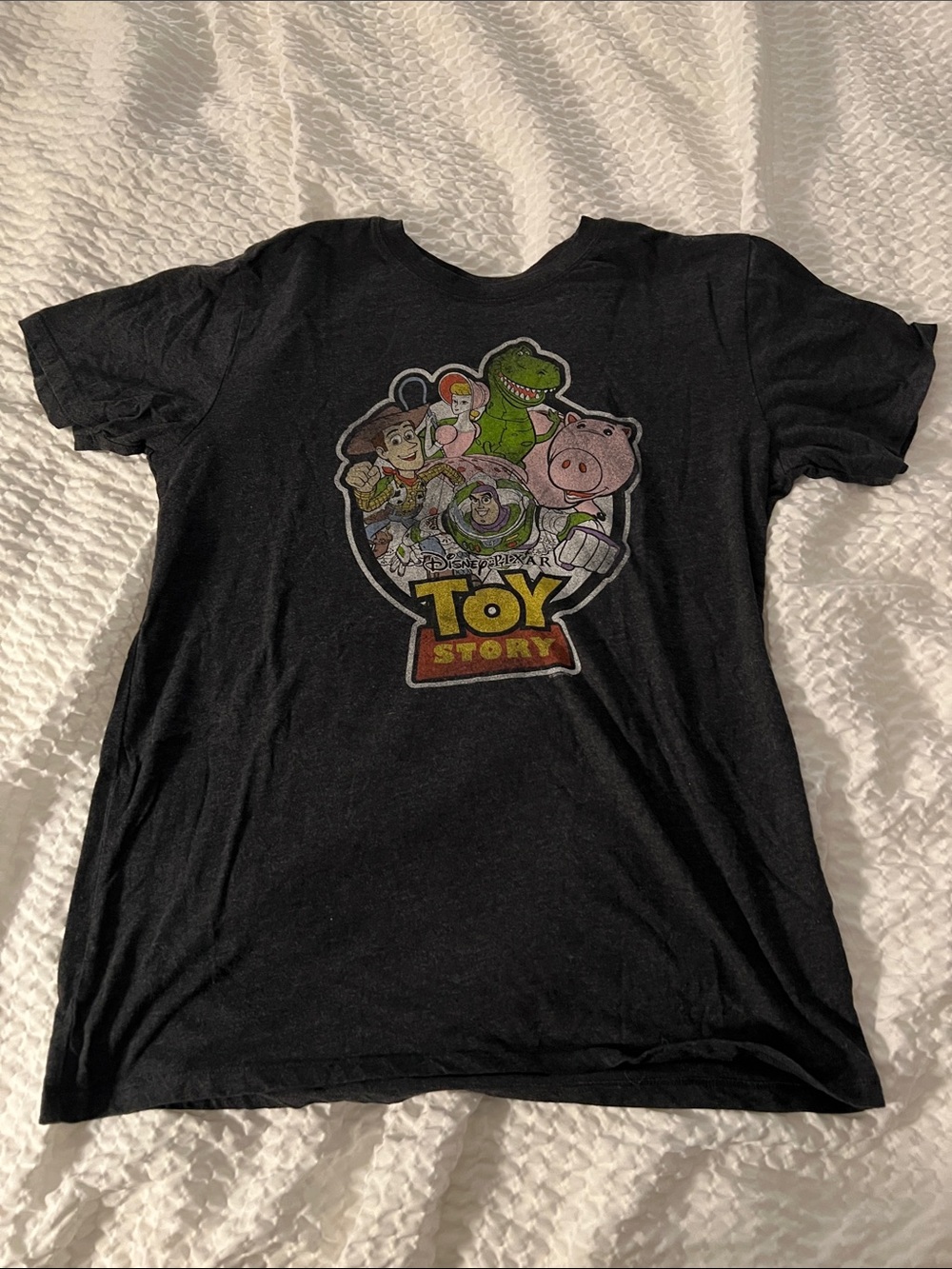 Toy Story Black Short Sleeve Graphic Tee